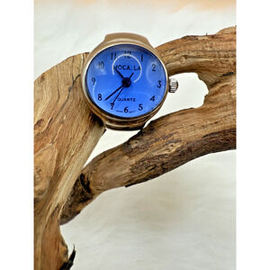 Vintage 1993 MOCA LA Blue Moon Watchband Ring For Museum of Contemporary Art LA